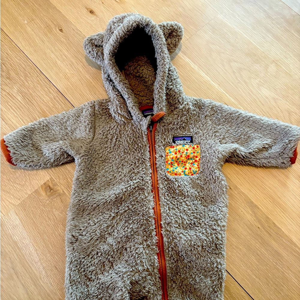 🤎 🐻 Patagonia Fleece Baby Bunting 🐻🤎